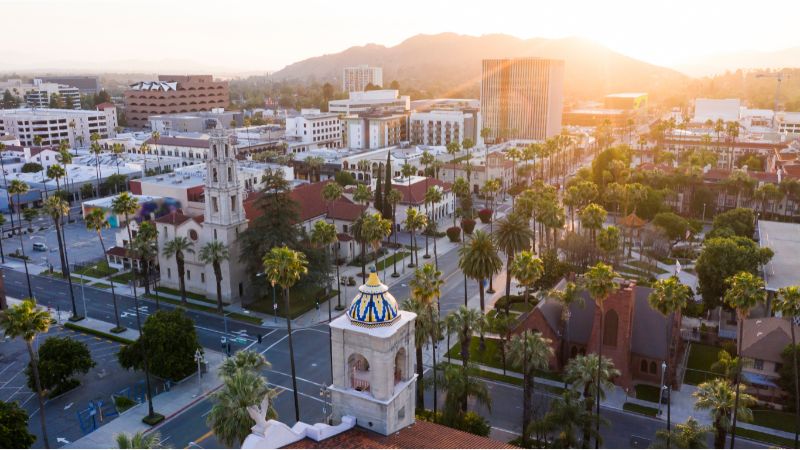 The Mission Inn in Downtown Riverside California